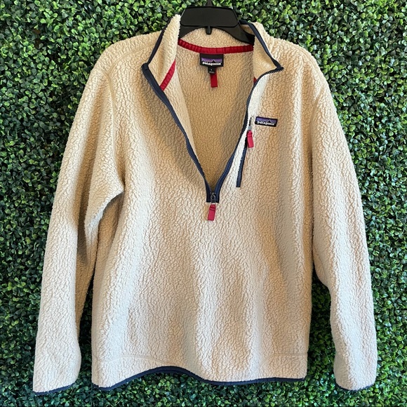 PATAGONIA RETRO PILE PULLOVER JACKET EL CAP KHAKI - Picture 5 of 8